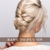 Quacc 20 PCS Bun Hair Nets Women Stretchy Lightweight Elastic