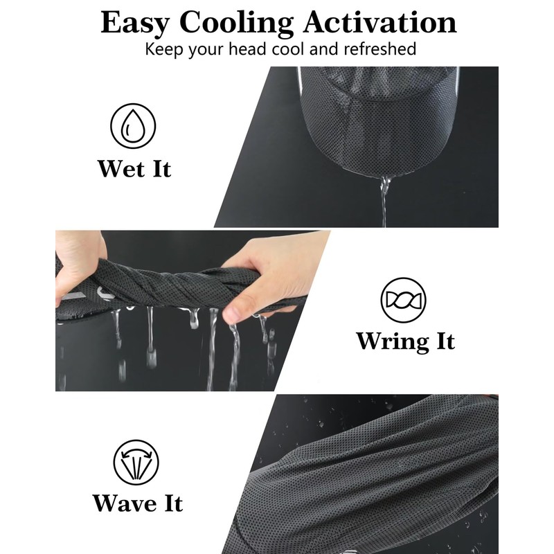 GADIEMKENSD Men's Cooling Running Hat Performance Mesh Cap - Excellent