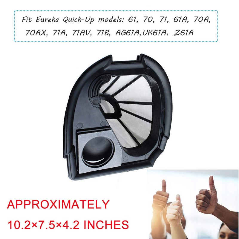 Wadoy Replacement Filters for Eureka Easy Clean, Quick Up DCF-11