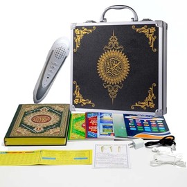 Lector de bolígrafo Quran mejorado 32G, bolígrafo lector de habla digital con bolígrafo de lectura de libro del Corán con traducción en á...