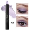 Boobeen Eyeshadow Pencil Crayon Waterproof Eyeshadow Stick Shimmer Cream Eyeshadow