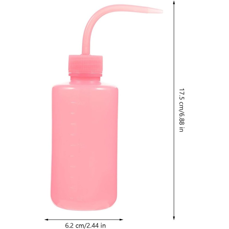 UKCOCO Botella Abs Pestañas Curva Lavado para de 250ml Boquilla