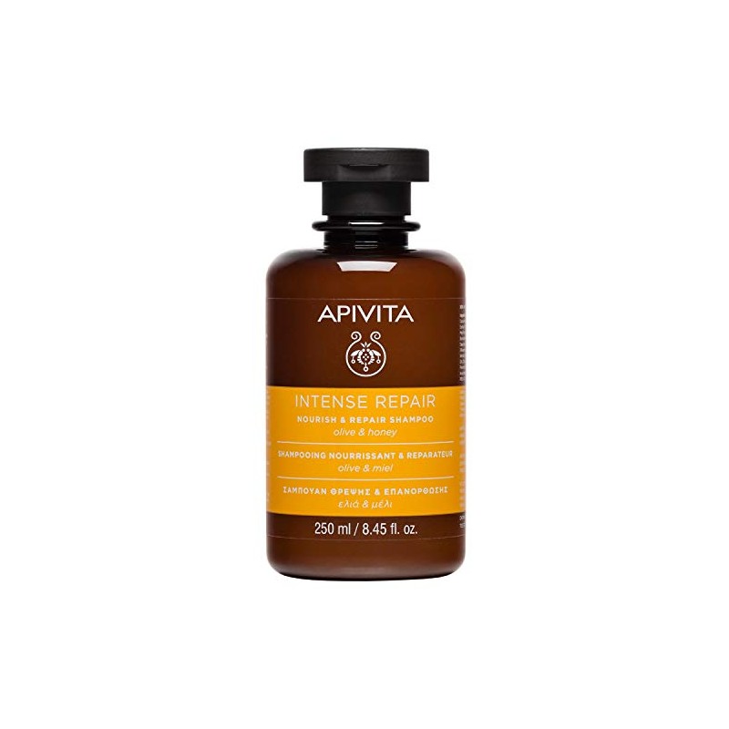 Apivita Nourish & Repair Shampoo with Olive & Honey 250ml