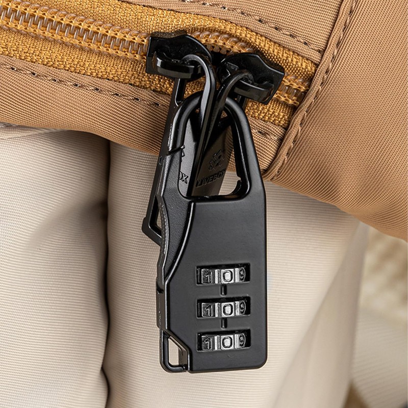 Pack of 12 Mini Combination Locks, Anti-Theft Combination Locks, Backpack