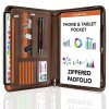 Wundermax Portfolio Binder 13 x 10.5 x 1.8 Inch, Vegan