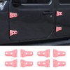 8PCS Door Hinge Cover Trim Accessories for 2018-2024 Jeep Wrangler