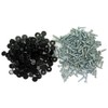 All Trade Direct 600 Pcs BLACK NUMBER PLATE CAPS SCREWS