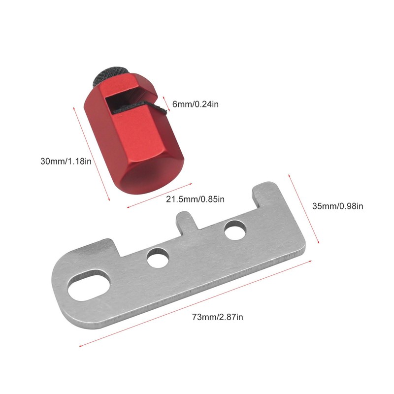Aluminum Alloy Stair Gauge, Hex Flat Framing Jig with Thumb