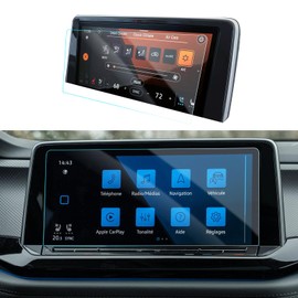 LANTU Matte Screen Protector for Volkswagen Atlas 2024 2025 SE/SEL/SEL R-Line/Premium Accessories Navigation Touchscreen Protector Film Tempered Glass HD Clear Anti-Glare 12''