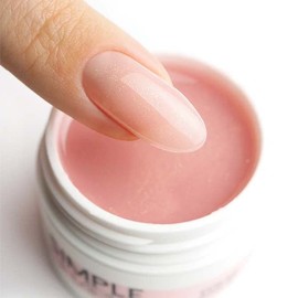 SIMPLE SHAPE Cover Warm Sparke , nail builder gel, Mistero Milano, UV/LED, gel for nail extension; dense, leveling consistency 2066 (50g)