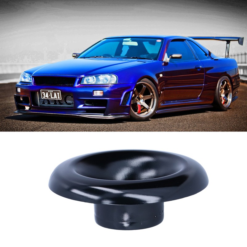 4in Cold Air Intake Turbo Horn Velocity Stack Adapter Decoration