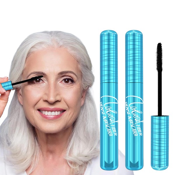 Mascara for Older Women 60 Plus, Waterproof Lengthening Mascara for