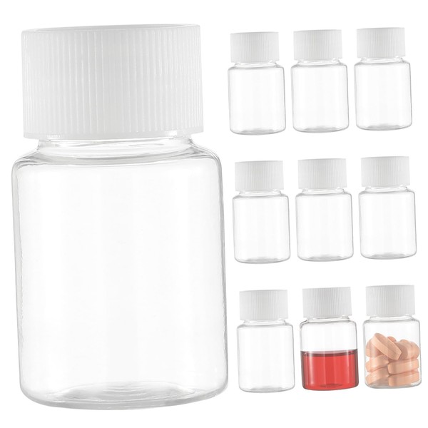Beatifufu 10Pcs Toiletries Liquid Containers Shampoo Dispenser Bottle Travel Containers
