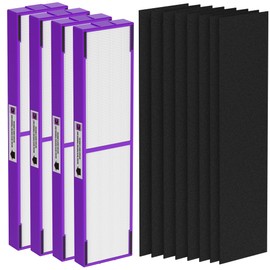 GoKBNY 4 Pack FLT5250PT HEPA Replacement Filter C Pet Compatible with Germ-Guardian Air Puri-Fier AC5000, AC5000E, AC5250PT, AC5350B, AC5350BCA, AC5350W, AC5300B, CDAP5500B, AP2800CA