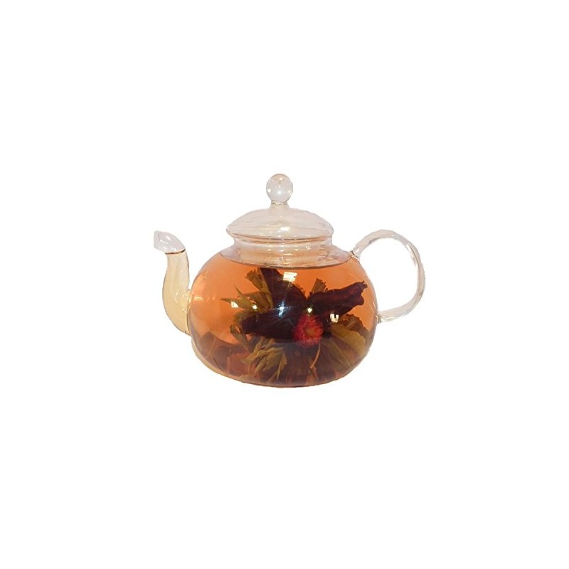 Green Flowering Artisan Tea Volcano Flower Burst 15 Tea Balls