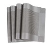 Dooppa PVC Insulation Non-slip Placemats Washable Table Mats Set of