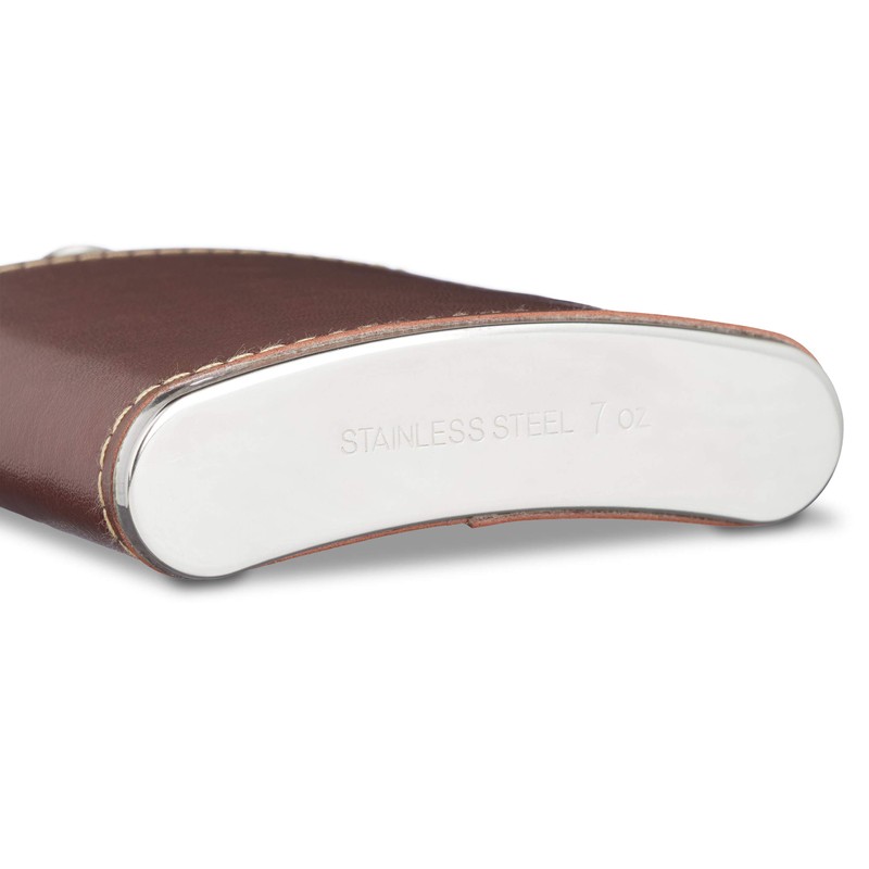 Relaxdays 3 x Hip Flask 200 ml Stainless Steel with