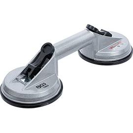 BGS Double Rubber Suction Cup Diameter 115 mm, Aluminium – Set of 1, 7993