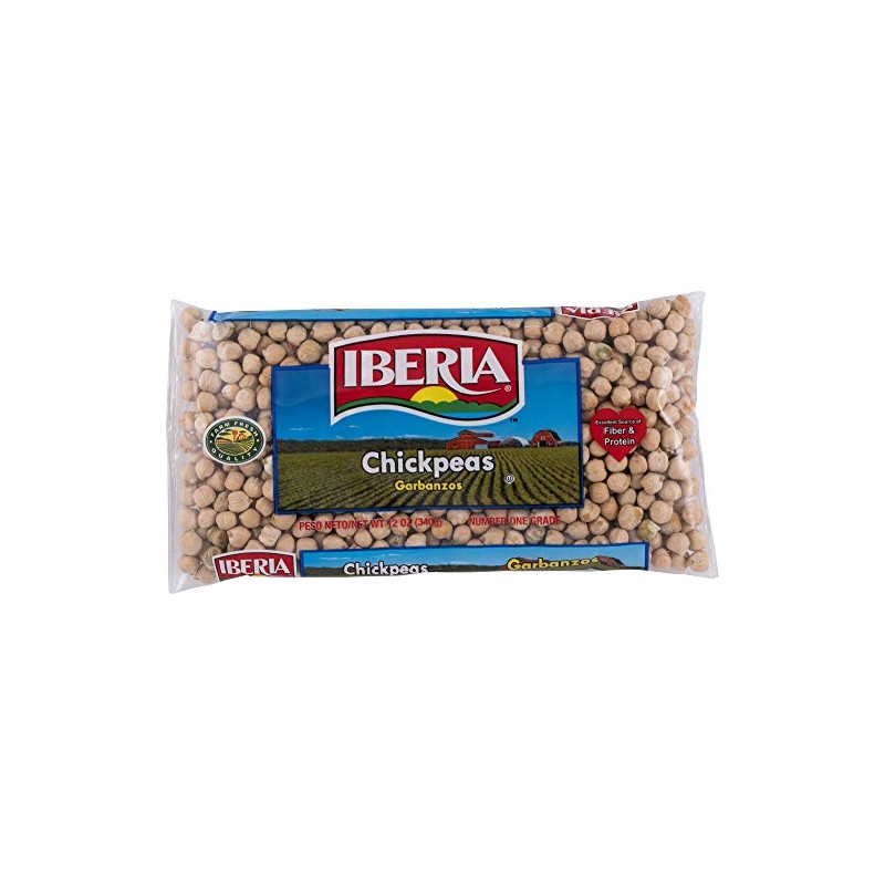Iberia Chickpeas, 12 oz, Farm Fresh Delicious Dry Garbanzo Beans