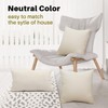 WANZELONYO Sublimation Pillow Covers Blank 16x16 Inch Linen Throw Pillow