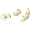 SAN4574 Cute Tableware, Toranekatsu Mainichi, Tiger Cat (Set of 3),