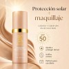 Base Maquillaje Sérum Spf 50 Hidratante Cobertura Natural