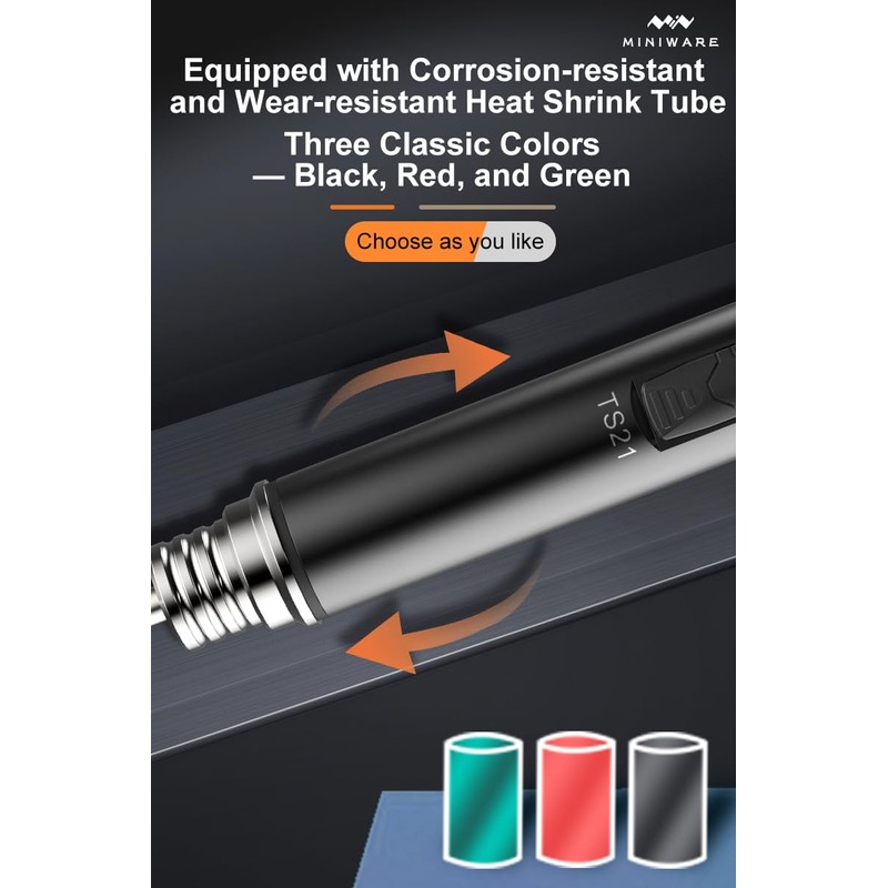 TOOLSAVING Soldering Iron Kit TS21,Max 100W Soldering-Iron Gun with Adjustable