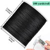 Black Nylon String, Anezus 0.8mm Nylon Thread Chinese Knotting Cord