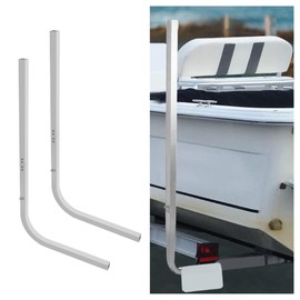 ECOTRIC One Pair Boat Trailer Square Guide On Poles Aluminum 1 1/2" Square 46" Tall Pair