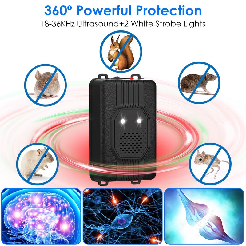 iMounTEK 2 Ultrasonic Rodent Repellent for Car Engine Vehicle Under