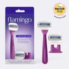 Flamingo Moisture Plus Razor Set with 2 Blade Cartridges &