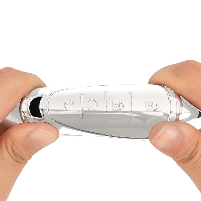 CHATYYD for Chevy Key fob Cover with Keychain,Soft TPU Car