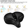 DAWAY Comfortable Oversized Bike Seat - Compatible with Peloton, Exercise,
