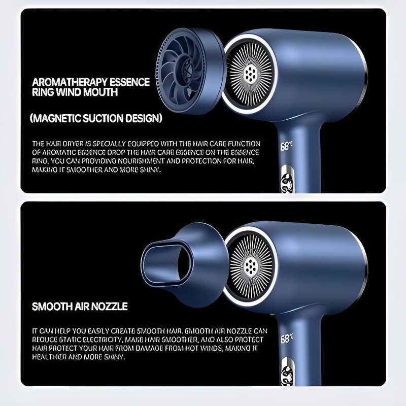 Hair Dryer Essence Hair Care Professional, LCD Temperature Control, 110V,