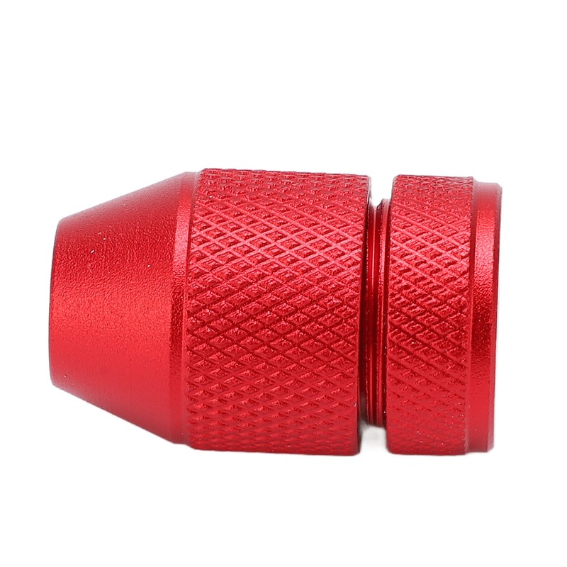 Adjustable Drill Stop Collar Aluminum Alloy Red Anti Slip Nylon