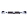 2 1/2" Adjustable Tensioning Rod Silver Heim Joint Alternator Bracket