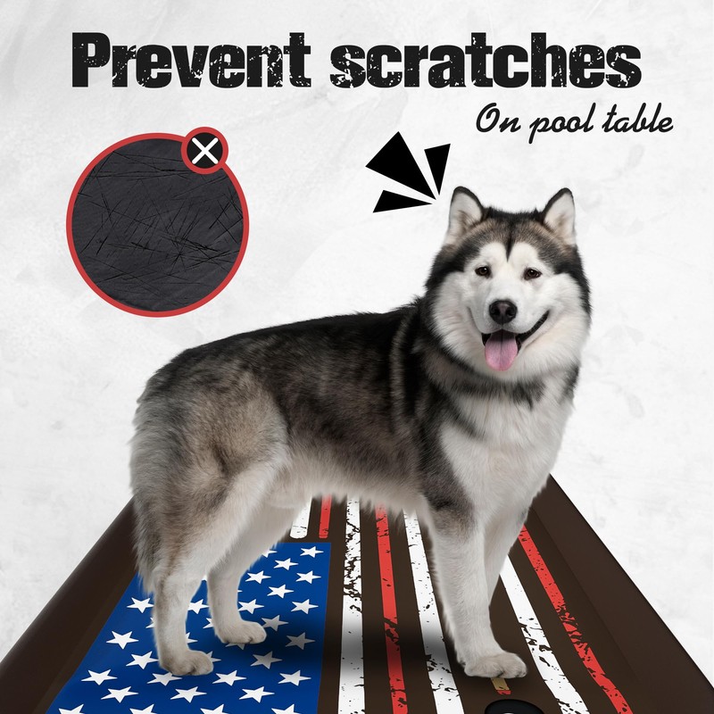 iEsstros 6.5ft Pool Table Cover 6.5 Feet Billiard Table Covers