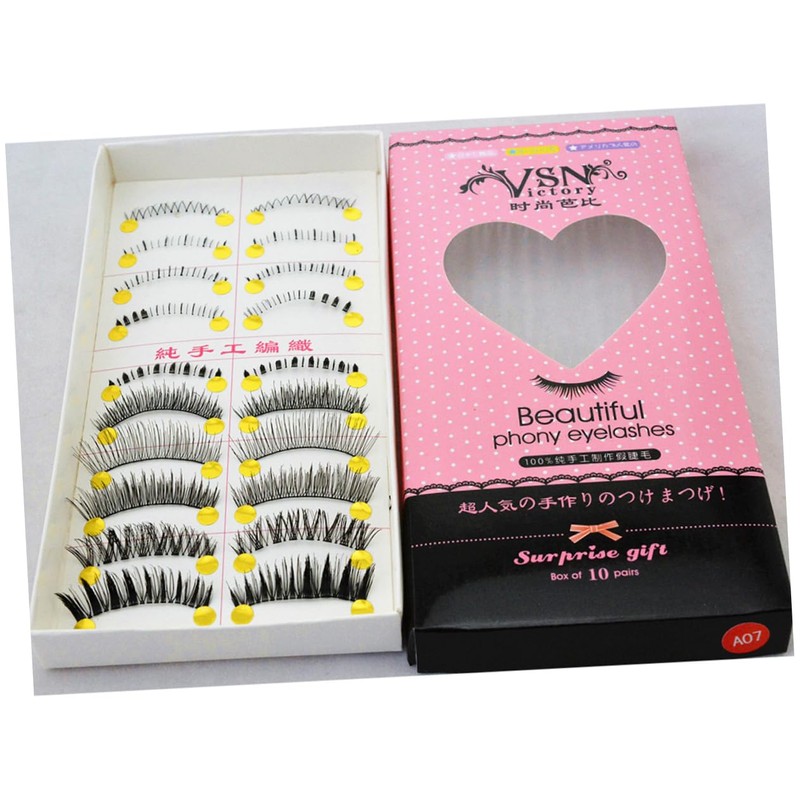 Mikinona False Eyelashes Mix Set 10 Pairs Natural Comfortable Your