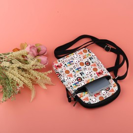 VAMSII High School Musical Merchandise East High Wildcats Crossbody Bag High School Musical Inspired Gift for Fan (USHighSchoolCrossbody)