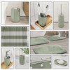 Clara Clark Bathroom Set - Sage Green Bathroom Accessories Set,