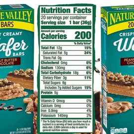 Crispy Creamy Nature Valley Wafer Bars 20 Count - Peanut Butter Chocolate Flavour - Bars Made With Real Peanut Butter For A Wholesome, Sweet Treat