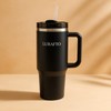 LURAFTO 40oz Stainless Steel Tumbler with Lid and Straw |