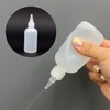 100ml Graduated Soft Squeeze Bottle with Pointed Nozzle Cap for Dispensing Oil Bottle 100ea