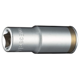 Tone Nut Catch Deep Socket (6 Angle) 3SC-14L Drive Angle 0.3 inch (9.5 mm) (3/8 mm), Double Side Width 0.6 inches (14 mm)