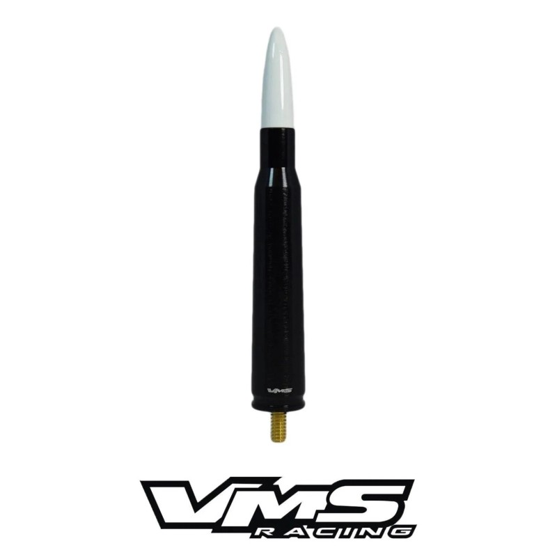 VMS-RACING White and Black VMS Bullet Antenna for Dodge Ram