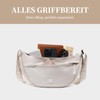 Pomelo Best Nylon Crescent Crossbody Bag for Women and Men,