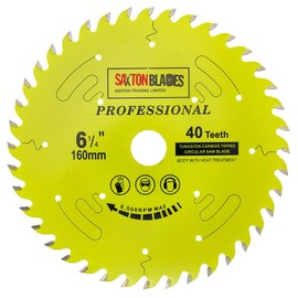 Saxton TCT16040TPRO Professional Range TCT Circular Blade 160mm x 40T x 20mm bore, 16mm ring