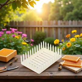 White Plastic Queen Marker Cage Clip Bee Catcher Beekeeper Beekeeping Tools Equipment Beekeeping Supplies Farm and Ranch, Patio, Lawn for Garden