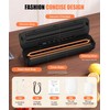 75kpa Vacuum Sealer Machine - 6-in-1 Compact Food Sealer with