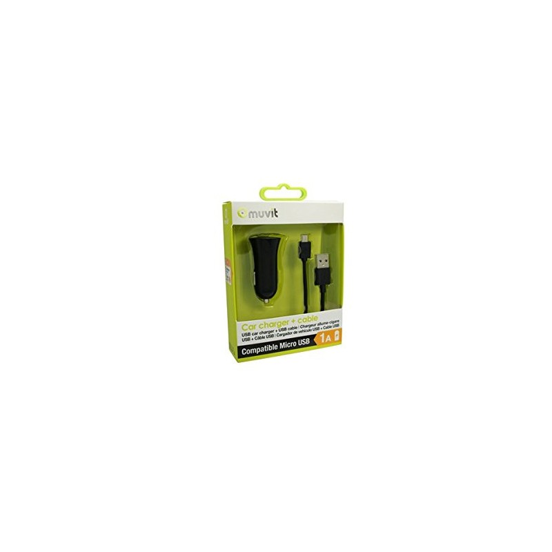 Muvit Spring Pack 1 USB 1 A Micro USB Car